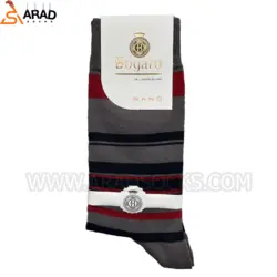 جوراب ساقدار خط دار مردانه