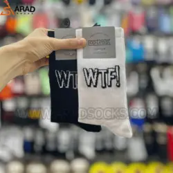 جوراب ساقدار طرح WTF