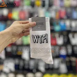جوراب ساقدار طرح WTF