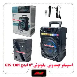 اسپیکر چمدونی  بلوتوثی 8’’ اینچ GTS-1301