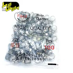 بست فلزی استیل اف ام آی FMI سایز 16-10 - بست سرا