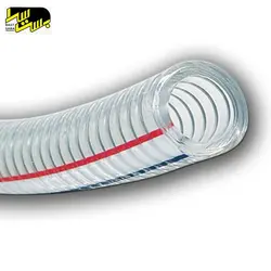 شیلنگ آبنما فنردار شفاف غذایی سه خط سایز 1/2 اینچ - بست سرا