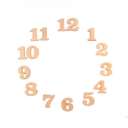 اعداد ساعت انگلیسی چوبی 3 سانت کد CRN029