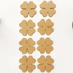 اکسسوری چوبی زیورآلات 8 عددی 5.5 سانتی متر کد ac47