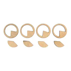 اکسسوری چوبی زیورآلات 8 عددی 7 تا 5 سانت کد ac05