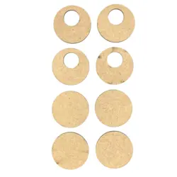 اکسسوری چوبی زیورآلات 8 عددی 6 سانتی متر کد ac31