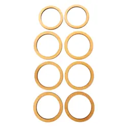 اکسسوری چوبی زیورآلات 8 عددی 8 و 9 سانتی متر کد ac37