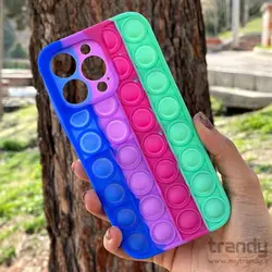 قاب گوشی آیفون Apple iPhone 13 Pro مدل پاپت فیجت رنگین کمانی
