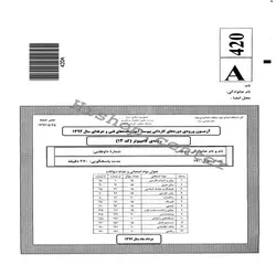 دانلود سوالات کاردانی فنی و حرفه ای کامپیوتر- سال 92