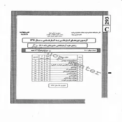 سوالات کاردانی به کارشناسی علوم آزمایشگاهی دامپزشکی- بهداشت مواد غذایی 91