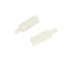 اسپیسر پلاستیکی  6 میلیمتر یک سر مهره و یک سوراخ