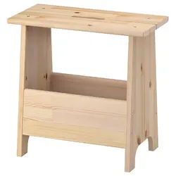 چهار پایه پا تختی ایکیا PERJOHAN Stool with storage