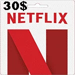 گیفت کارت 30 دلاری نت فلیکس کانادا