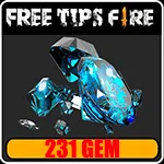شارژ 231 جم فری فایر با آیدی