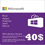 گیفت کارت 40 دلاری مایکروسافت
