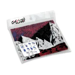 دستمال سر و گردن هزاردستان طرح کوه و ماه مدل das69