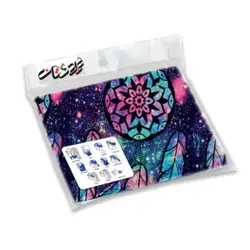 دستمال سر و گردن هزاردستان طرح پر وکتور مدل das42