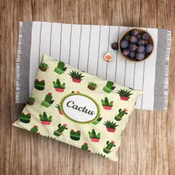 روبالشی طرح پترن کاکتوس مدل rob201