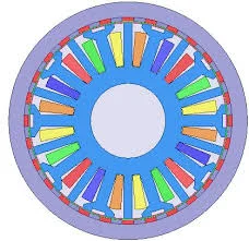 شبیه سازی مگنت دائمی دوار و محاسبه شدت القای مغناطیسی در ماکسول