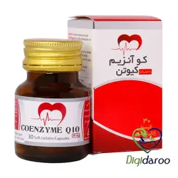 کپسول ژلاتینی کوآنزیم کیوتن 30 میلی گرم دانا 30 عددی