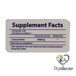 ویال خوراکی ال کارنیتین 1000 میلی گرم نورم لایف 10 عددی