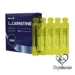 ویال خوراکی ال کارنیتین 1000 میلی گرم نورم لایف 10 عددی