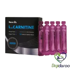 ویال خوراکی ال کارنیتین 3000 میلی گرم نورم لایف 10 عددی