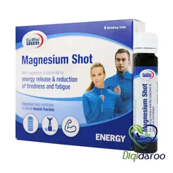 ویال خوراکی منیزیم شات یوروویتال 6 عددی