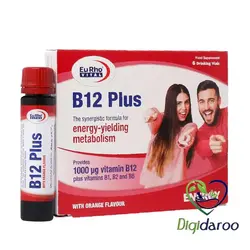 ویال خوراکی ویتامین B12 پلاس یوروویتال 6 عددی