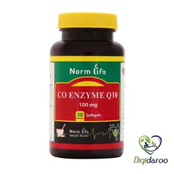 سافت ژل کو آنزیم کیوتن ۱۰۰ میلی گرم نورم لایف ۳۰ عددی