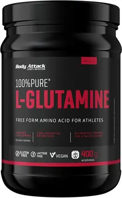 گلوتامین بادی اتک Body Attack L-GLutamine - فروشگاه ورزش سلامتی