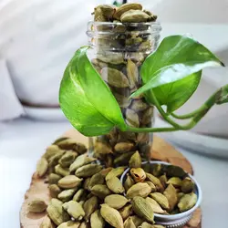 هل اکبر بنفش اعلا شیشه ای 30 گرمی