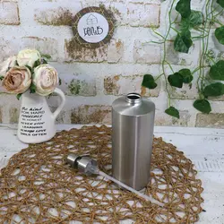 جا مایع استیل گرد بزرگ D1 - کلبه هنر