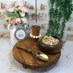 قاشق آجیل دسته چوبی 00034 - کلبه هنر