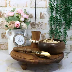 قاشق آجیل دسته چوبی 00034 - کلبه هنر
