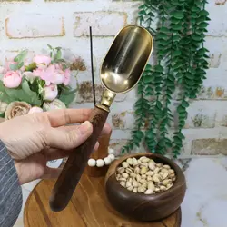 قاشق آجیل دسته چوبی 00034 - کلبه هنر