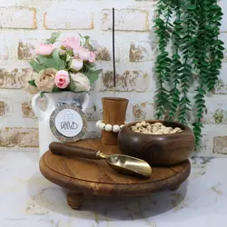 قاشق آجیل دسته چوبی 00034 - کلبه هنر