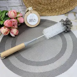 فرچه بطری شور دسته چوبی - کلبه هنر