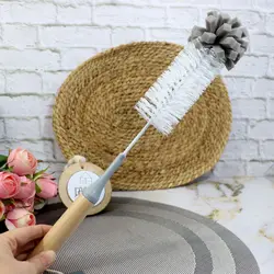 فرچه بطری شور دسته چوبی - کلبه هنر