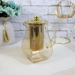 قوری پیرکس هلالی شامپاینی - کلبه هنر