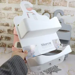 آویز حمام دو طبقه - کلبه هنر