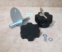 قفل زاپاس پراید تیبا ساینا کوییک با نصب