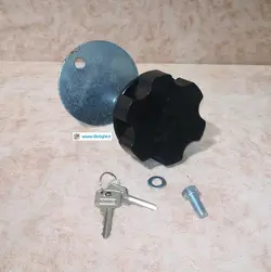 قفل زاپاس پراید تیبا ساینا کوییک با نصب