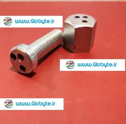 پیچ ضدسرقت باتری خودرو مخصوص باتری 206 های قدیمی دارای یک پیچ بلند