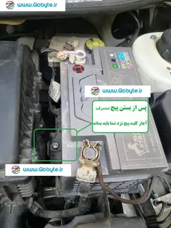 پخش عمده پیچ ضدسرقت باتری خودرو مخصوص باتری ۲۰۶ های قدیمی دارای یک پیچ بلند پک 50 بسته ای