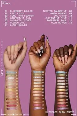 سایه چشم  آرایش حرفه ای NYX اورجینال | UGSFR