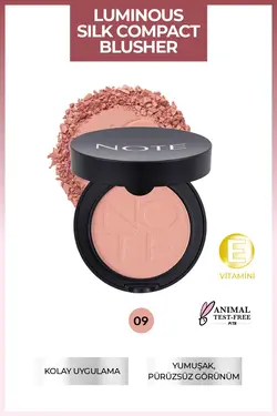 رژگونه  آرایشی بهداشتی نوت Note Cosmetics اورجینال BLSH LUM COMPACT