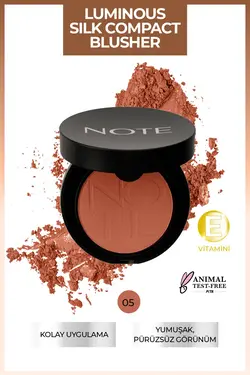 رژگونه  آرایشی بهداشتی نوت Note Cosmetics اورجینال BLSH LUM COMPACT