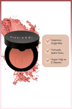 رژگونه  آرایشی بهداشتی نوت Note Cosmetics اورجینال BLSH LUM COMPACT