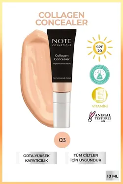 کانسیلر  آرایشی بهداشتی نوت Note Cosmetics اورجینال CNCL COLLAGEN